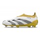 adidas Predator Elite Snörlösa FG Vit Guld Svart