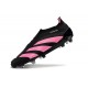 adidas Predator Elite Snörlösa FG Svart Rosa