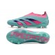 adidas Predator Elite Snörlösa FG Blå Rosa