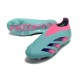 adidas Predator Elite Snörlösa FG Blå Rosa