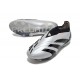 adidas Predator Elite Snörlösa FG Silver Svart