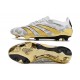 adidas Predator 24 Elite FG Guld Vit Grå