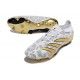 adidas Predator 24 Elite FG Guld Vit Grå