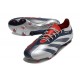 adidas Predator 24 Elite FG Silver Svart Röd