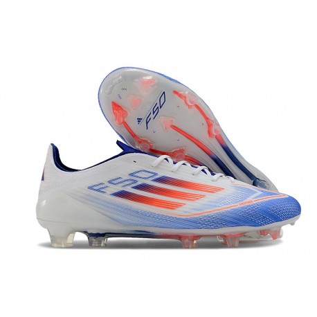 Adidas F50 Elite FG Herrar Vit Röd Blå