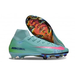 Nike Mercurial Superfly X Elite FG Cosmic Speed 2 - Turkos Svart