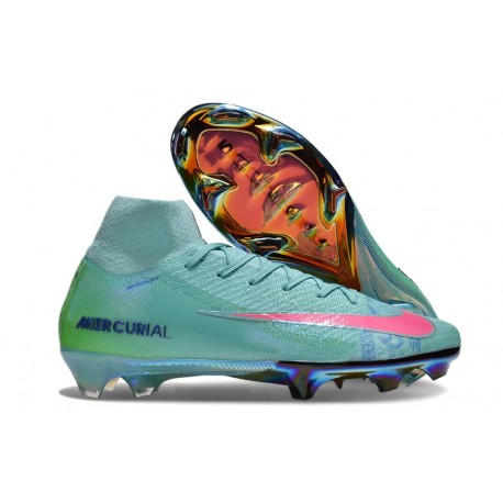 Nike Mercurial Superfly X Elite FG Cosmic Speed 2 - Turkos Svart