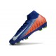 Fotbollsskor Nike Mercurial Superfly X Elite FG Blå Orange Vit