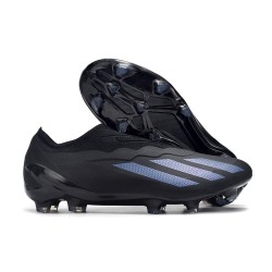 adidas Fotbollsskor X Crazyfast 1 Snörlösa FG Nightstrike - Svart