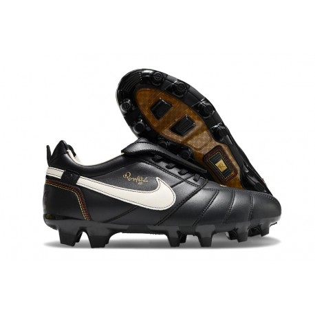 Nike Tiempo Legend X Elite R10 FG Svart Vit