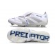 Adidas Predator Elite Fold-over Tongue FG Vit Silver Blå