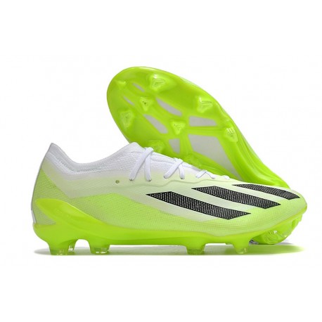 adidas X Crazyfast.1 FG Crazyrush - Vit Svart Lucid Lemon