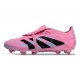 Adidas Predator Elite Fold-over Tongue FG Rosa Svart