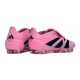 Adidas Predator Elite Fold-over Tongue FG Rosa Svart