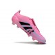 Adidas Predator Elite Fold-over Tongue FG Rosa Svart