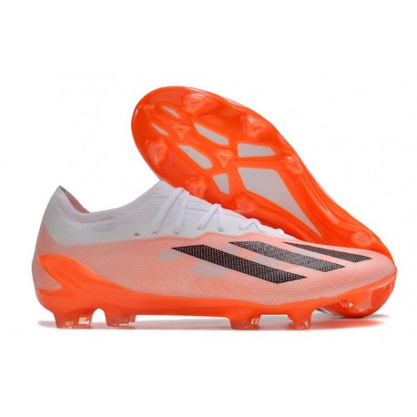 adidas X Crazyfast.Messi.1 FG Vit Orange Svart