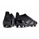 adidas Predator Elite Snörlösa FG Nightstrike Svart Grå