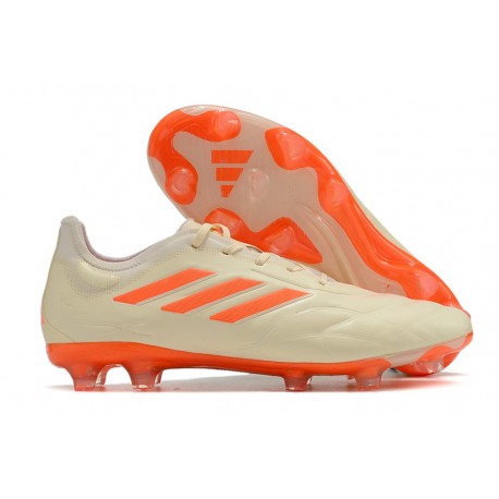 Fotbollsskor Adidas Copa Pure.1 FG Heatspawn – Vit Orange