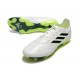 Fotbollsskor Adidas Copa Pure.1 FG Crazyrush - Vit Svart Lucid Lemon