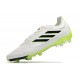 Fotbollsskor Adidas Copa Pure.1 FG Crazyrush - Vit Svart Lucid Lemon