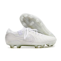 Nike Tiempo Legend 10 Elite Fotbollssko för Gräs Prototype - Vit LIMITED EDITION