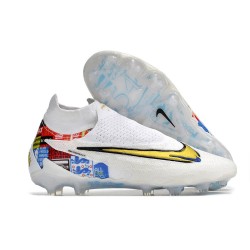 Nike Phantom GX Elite DF FG Herr Vit Guld