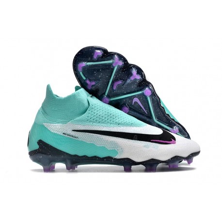 Nike Phantom GX Elite DF FG Peak Ready - Turkos Svart Fuchsia Dream Vit