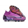 Nike Phantom GX Elite DF FG Thunder - Fuchsia Dream Svart LIMITED EDITION