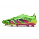 adidas Predator Elite Snörlösa FG Generation Pred Grön Rosa Lucid Lemon