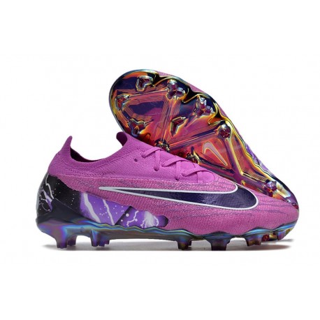 Nike Phantom GX Elite FG Thunder - Fuchsia Dream Svart