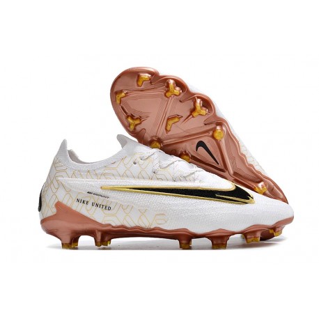 Nike Phantom GX Elite FG Herr Vit Guld